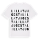 Lilla Tjugesta ordlek t-shirt