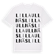 Lilla Ullnäs ordlek t-shirt