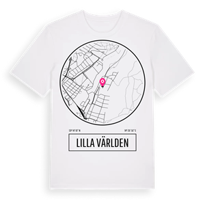 Lilla världen t-shirt – ekologisk bomull t-shirt från Pinshirt