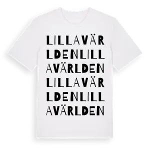 Lilla Världen ordlek t-shirt – ekologisk bomull t-shirt från Pinshirt