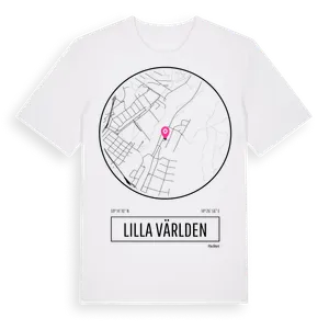 Lilla Världen t-shirt – ekologisk bomull t-shirt från Pinshirt