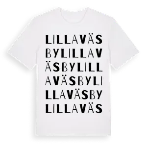 Lilla Väsby ordlek t-shirt – ekologisk bomull t-shirt från Pinshirt