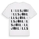 Lillsjön ordlek t-shirt
