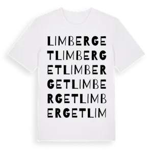 Limberget ordlek t-shirt – ekologisk bomull t-shirt från Pinshirt