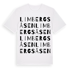 Limbergsåsen ordlek t-shirt – ekologisk bomull t-shirt från Pinshirt