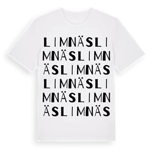 Limnäs ordlek t-shirt – ekologisk bomull t-shirt från Pinshirt