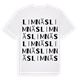 Limnäs ordlek t-shirt