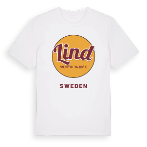 Lind cirkel t-shirt – ekologisk bomull t-shirt från Pinshirt