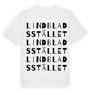 Lindbladsstället ordlek t-shirt – ekologisk bomull t-shirt från Pinshirt
