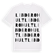 Lindbrohult ordlek t-shirt