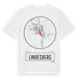 White t-shirt med Lindesberg t-shirt