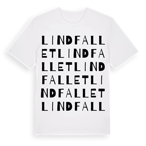 Lindfallet ordlek t-shirt – ekologisk bomull t-shirt från Pinshirt