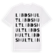 Lindshult ordlek t-shirt
