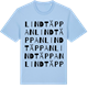 Blue Soul t-shirt med Lindtäppan ordlek t-shirt