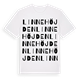 Linnehöjden ordlek t-shirt
