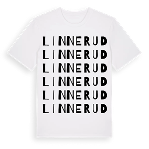 Linnerud ordlek t-shirt – ekologisk bomull t-shirt från Pinshirt