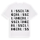Lisselängen ordlek t-shirt