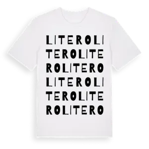 Litero ordlek t-shirt – ekologisk bomull t-shirt från Pinshirt