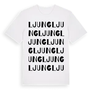 Ljung ordlek t-shirt – ekologisk bomull t-shirt från Pinshirt