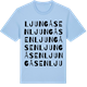 Blue Soul t-shirt med Ljungåsen ordlek t-shirt