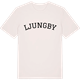 Vintage White t-shirt med Ljungby böjd t-shirt