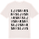 Vintage White t-shirt med Ljusnarsnäs ordlek t-shirt