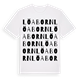 Löaborn ordlek t-shirt