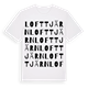Lofttjärn ordlek t-shirt