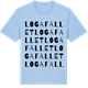 Blue Soul t-shirt med Logafallet ordlek t-shirt