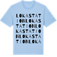 Blue Soul t-shirt med Loka station ordlek t-shirt