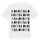 Lomnäs ordlek t-shirt