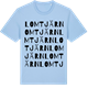 Blue Soul t-shirt med Lomtjärn ordlek t-shirt