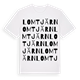 Lomtjärn ordlek t-shirt