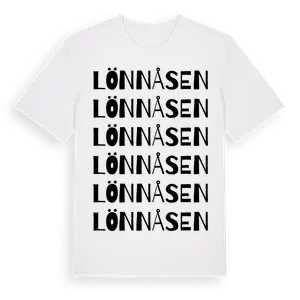 Lönnåsen ordlek t-shirt – ekologisk bomull t-shirt från Pinshirt