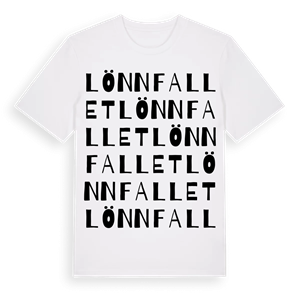 Lönnfallet ordlek t-shirt – ekologisk bomull t-shirt från Pinshirt