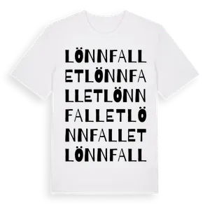 Lönnfallet ordlek t-shirt – ekologisk bomull t-shirt från Pinshirt
