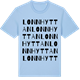 Blue Soul t-shirt med Lonnhyttan ordlek t-shirt