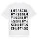 White t-shirt med Lötåsen ordlek t-shirt