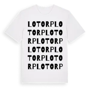 Lotorp ordlek t-shirt – ekologisk bomull t-shirt från Pinshirt