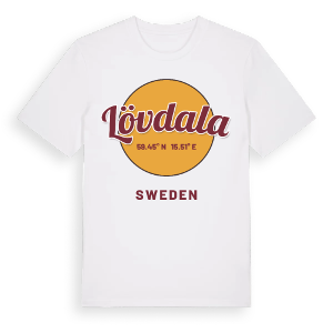 Lövdala cirkel t-shirt – ekologisk bomull t-shirt från Pinshirt