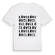 Löve ordlek t-shirt