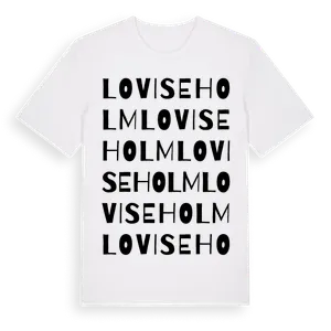Loviseholm ordlek t-shirt – ekologisk bomull t-shirt från Pinshirt