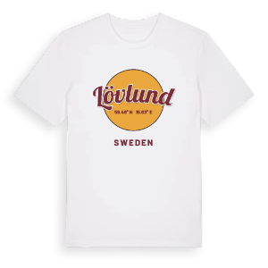 Lövlund cirkel t-shirt – ekologisk bomull t-shirt från Pinshirt