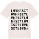 Vintage White t-shirt med Lövnäset ordlek t-shirt