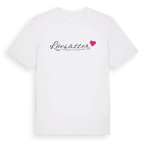 Lövsätter hjärta t-shirt – ekologisk bomull t-shirt från Pinshirt
