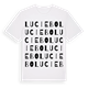 Luciebo ordlek t-shirt