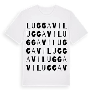 Luggavi ordlek t-shirt – ekologisk bomull t-shirt från Pinshirt