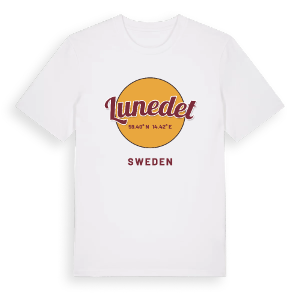 Lunedet cirkel t-shirt – ekologisk bomull t-shirt från PinShirt