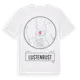 White t-shirt med Lustenrust t-shirt