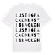 Lustigbacken ordlek t-shirt